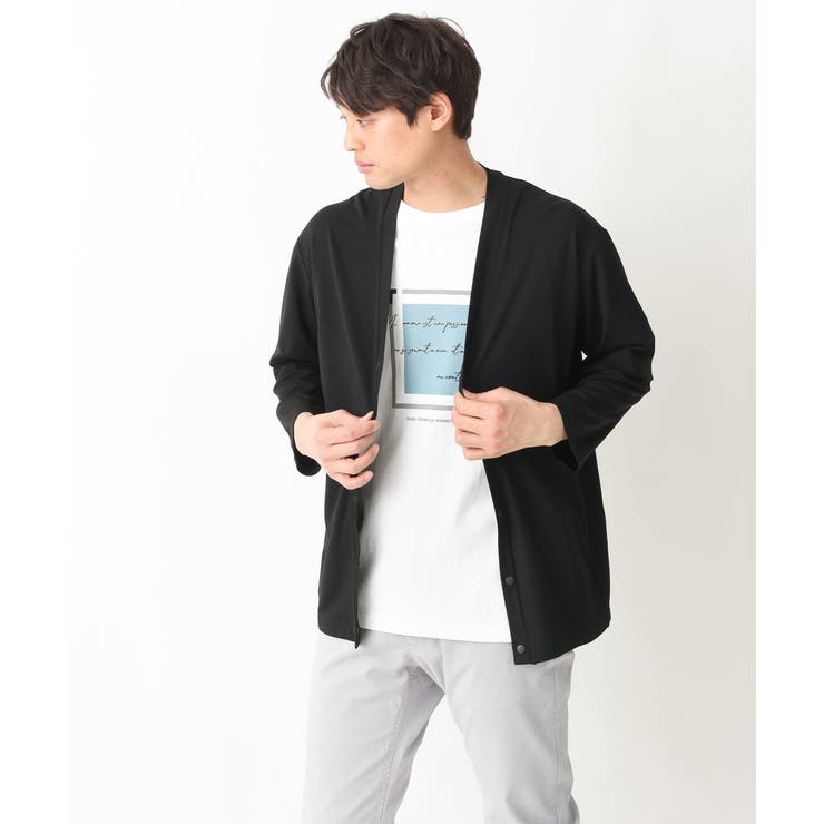 【定番アイテム】スクエアプリントセミワイドシルエットTシャツ | a.v.v【MEN】 | 詳細画像23 