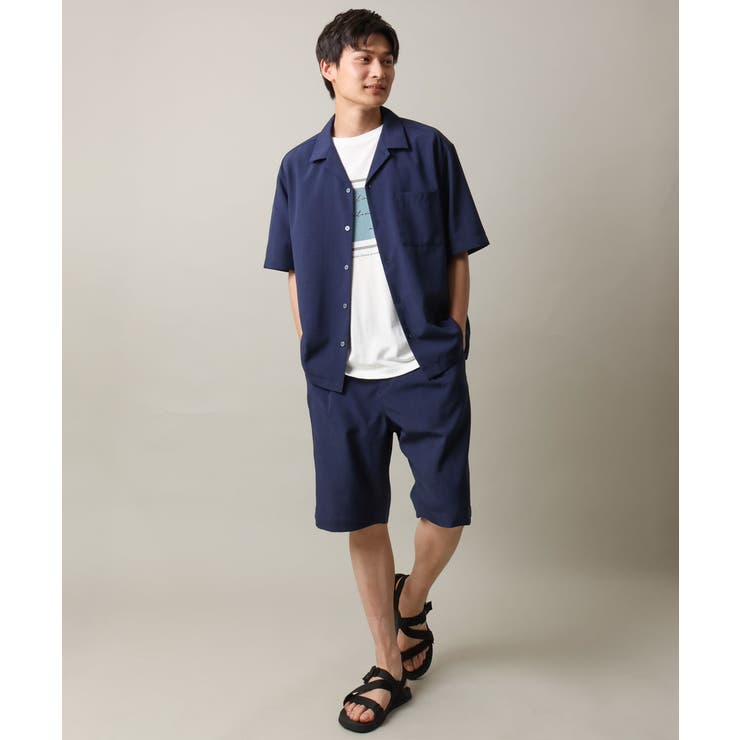 【定番アイテム】スクエアプリントセミワイドシルエットTシャツ | a.v.v【MEN】 | 詳細画像9 