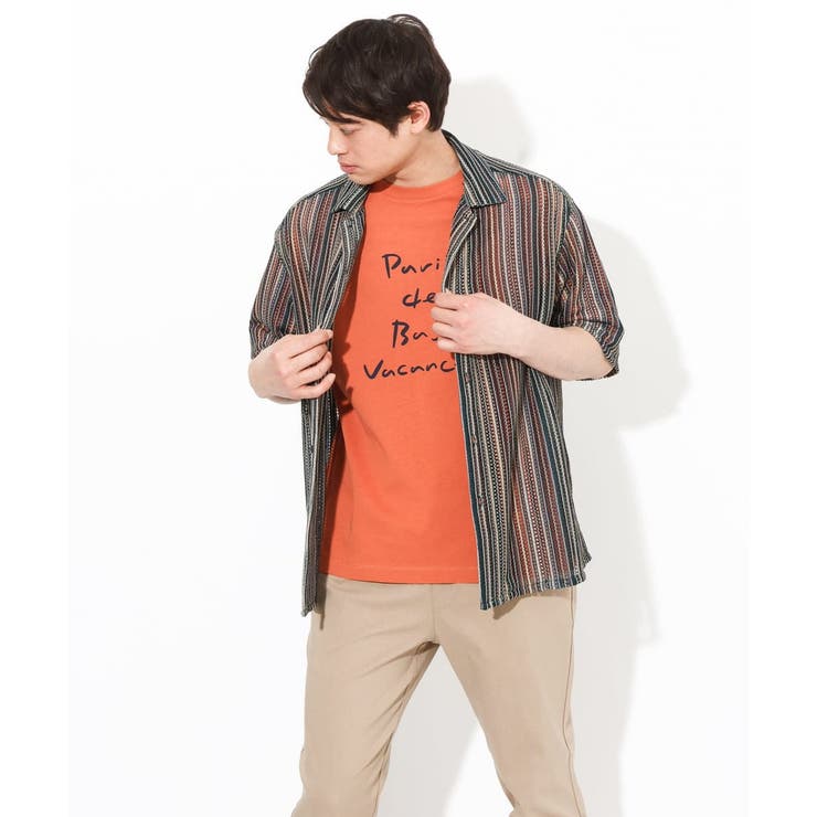 【ucaU×a.v.vコラボ】プリントワイドシルエットTシャツ | a.v.v【MEN】 | 詳細画像22 