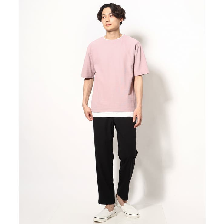 【2点セット/接触冷感】ライトワッフルTシャツ | a.v.v【MEN】 | 詳細画像12 