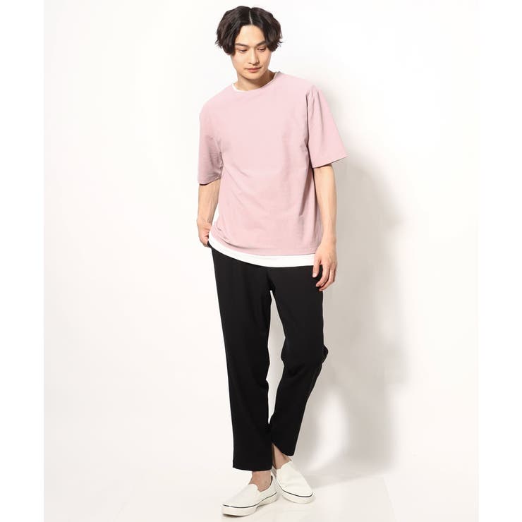 【2点セット/接触冷感】ライトワッフルTシャツ | a.v.v【MEN】 | 詳細画像13 