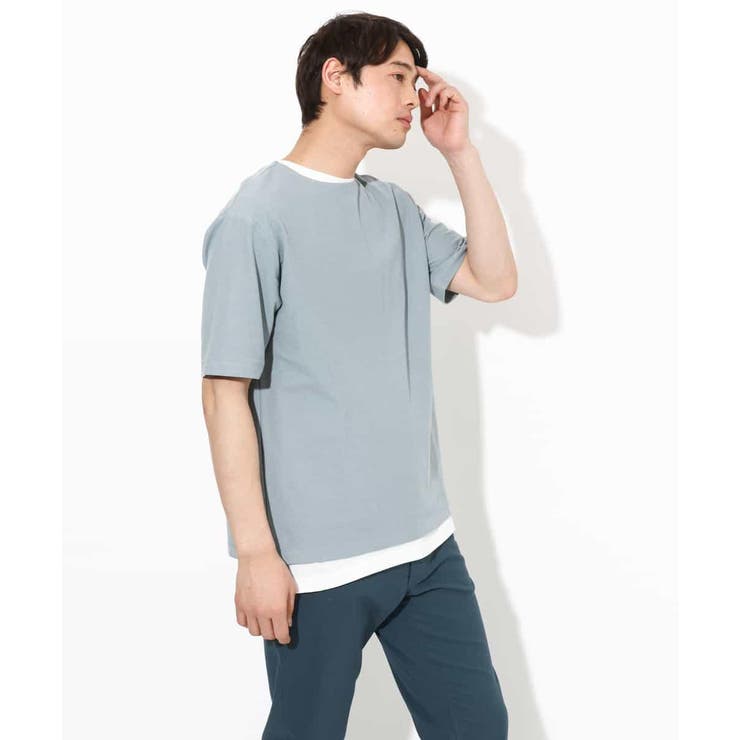 【2点セット/接触冷感】ライトワッフルTシャツ | a.v.v【MEN】 | 詳細画像21 