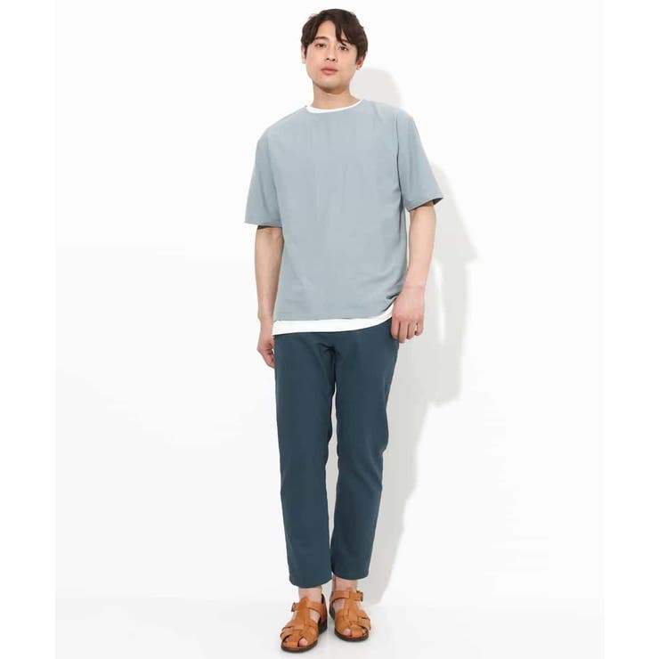 【2点セット/接触冷感】ライトワッフルTシャツ | a.v.v【MEN】 | 詳細画像5 