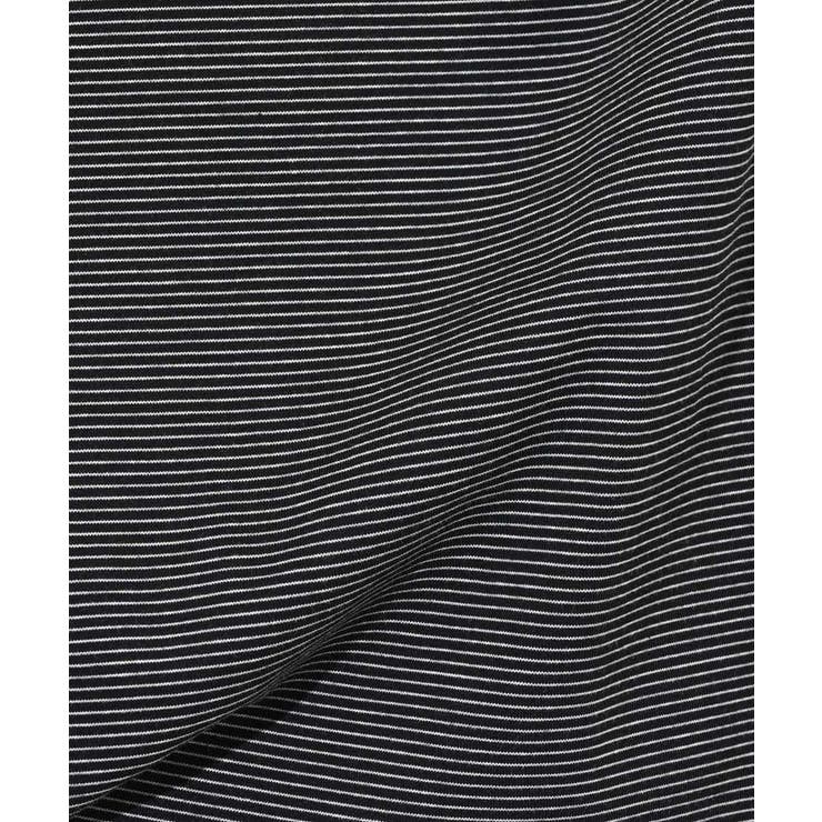 【接触冷感】細ボーダーセミワイドシルエットTシャツ | a.v.v【MEN】 | 詳細画像31 