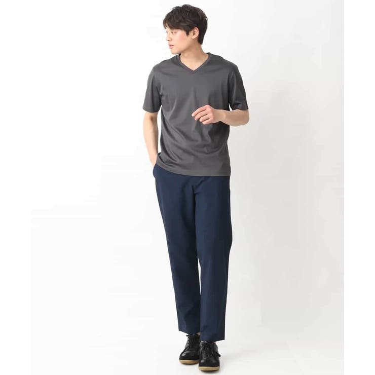 シルケットスムースＶネックＴシャツ | a.v.v【MEN】 | 詳細画像10 