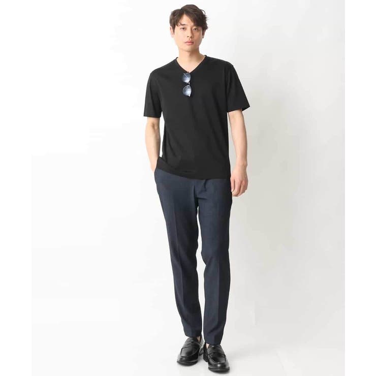 シルケットスムースＶネックＴシャツ | a.v.v【MEN】 | 詳細画像13 