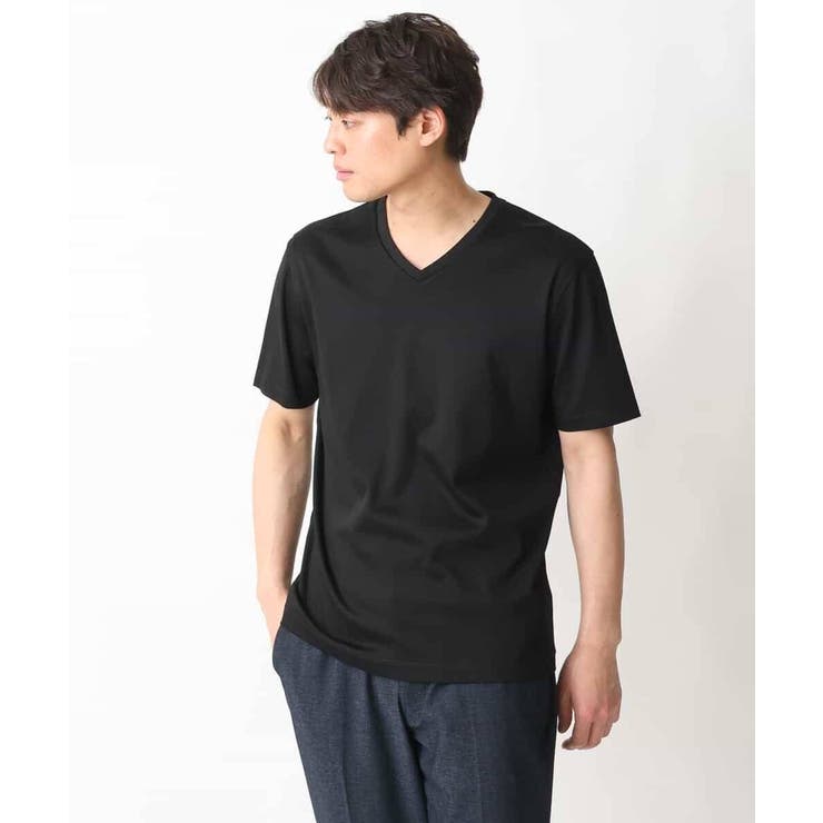 シルケットスムースＶネックＴシャツ | a.v.v【MEN】 | 詳細画像20 