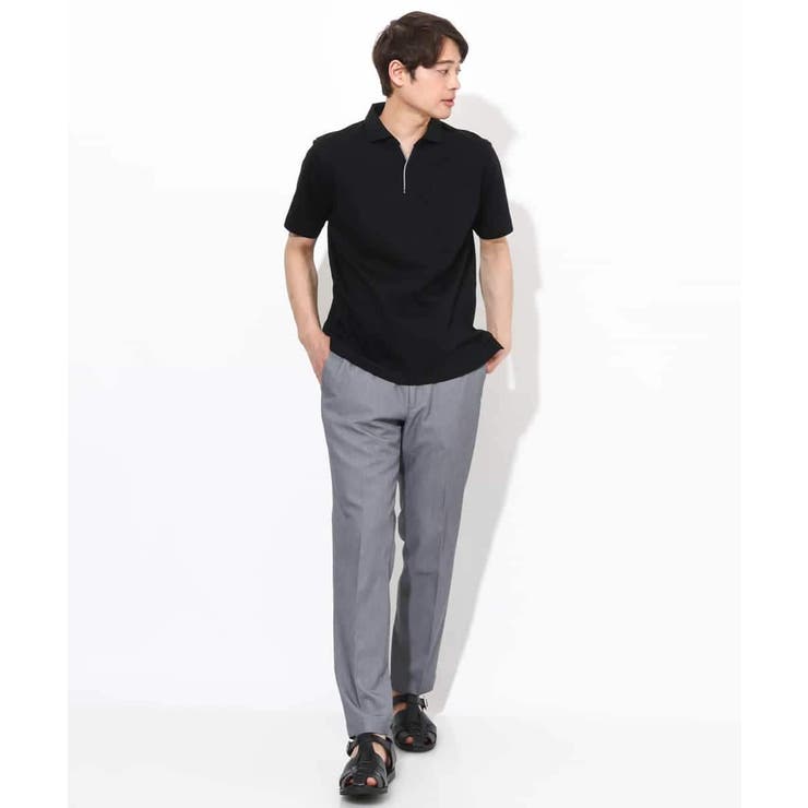【接触冷感/ＵＶカット】シルケットスムースポロシャツ | a.v.v【MEN】 | 詳細画像16 