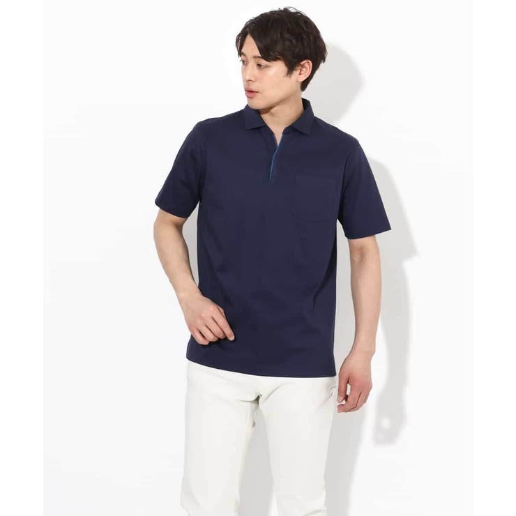 【接触冷感/ＵＶカット】シルケットスムースポロシャツ | a.v.v【MEN】 | 詳細画像17 