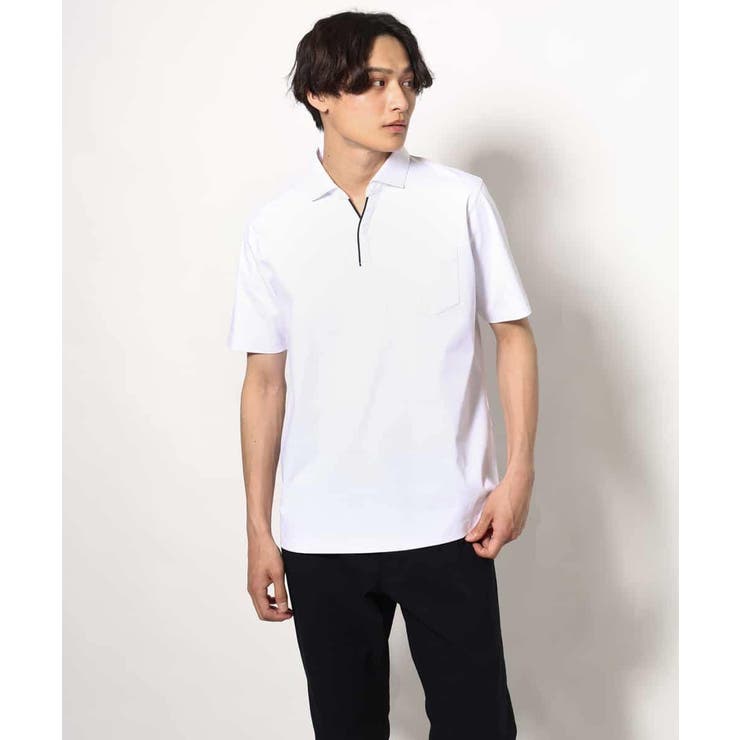 【接触冷感/ＵＶカット】シルケットスムースポロシャツ | a.v.v【MEN】 | 詳細画像21 