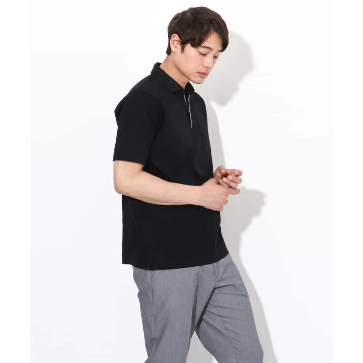 【接触冷感/ＵＶカット】シルケットスムースポロシャツ | a.v.v【MEN】 | 詳細画像26 