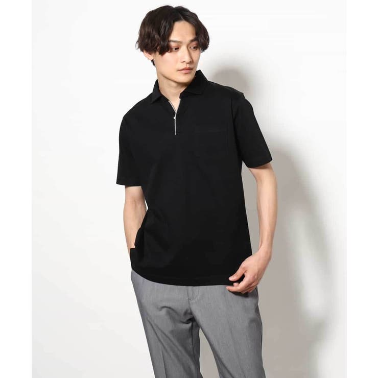 【接触冷感/ＵＶカット】シルケットスムースポロシャツ | a.v.v【MEN】 | 詳細画像29 