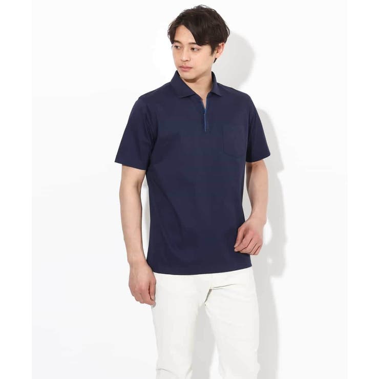 【接触冷感/ＵＶカット】シルケットスムースポロシャツ | a.v.v【MEN】 | 詳細画像30 