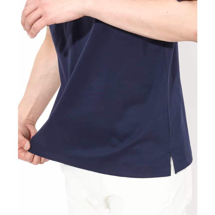 【接触冷感/ＵＶカット】シルケットスムースポロシャツ | a.v.v【MEN】 | 詳細画像36 