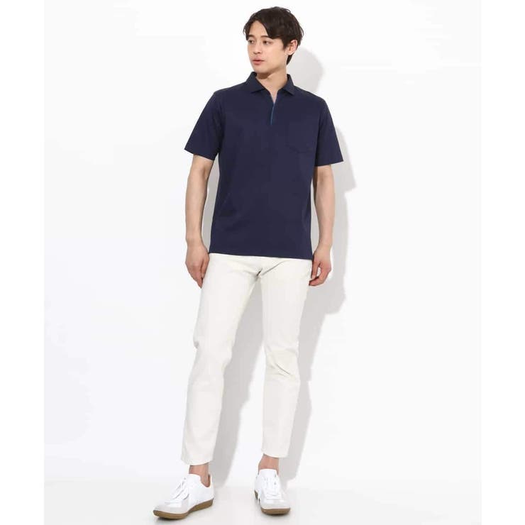 【接触冷感/ＵＶカット】シルケットスムースポロシャツ | a.v.v【MEN】 | 詳細画像8 