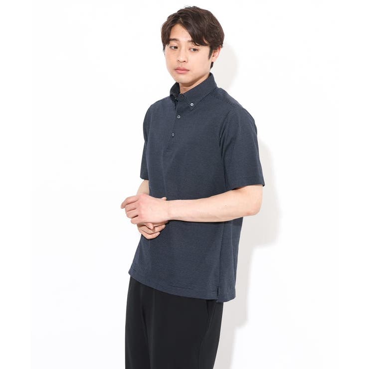 【イージーケア 吸水速乾】ビズポロシャツ ドット | a.v.v【MEN】 | 詳細画像16 