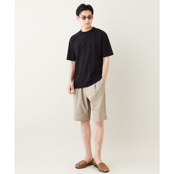 【接触冷感/綿100%】ピンタックデザインTシャツ(デザテクシリーズ) | a.v.v【MEN】 | 詳細画像12 