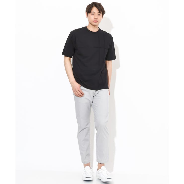 【接触冷感/綿100%】ピンタックデザインTシャツ(デザテクシリーズ) | a.v.v【MEN】 | 詳細画像14 
