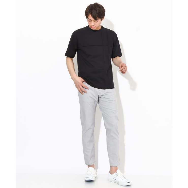 【接触冷感/綿100%】ピンタックデザインTシャツ(デザテクシリーズ) | a.v.v【MEN】 | 詳細画像15 