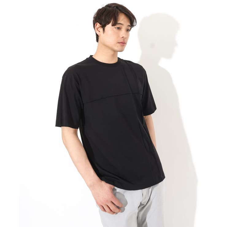 【接触冷感/綿100%】ピンタックデザインTシャツ(デザテクシリーズ) | a.v.v【MEN】 | 詳細画像16 