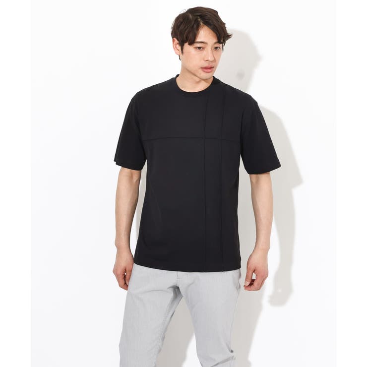 【接触冷感/綿100%】ピンタックデザインTシャツ(デザテクシリーズ) | a.v.v【MEN】 | 詳細画像17 