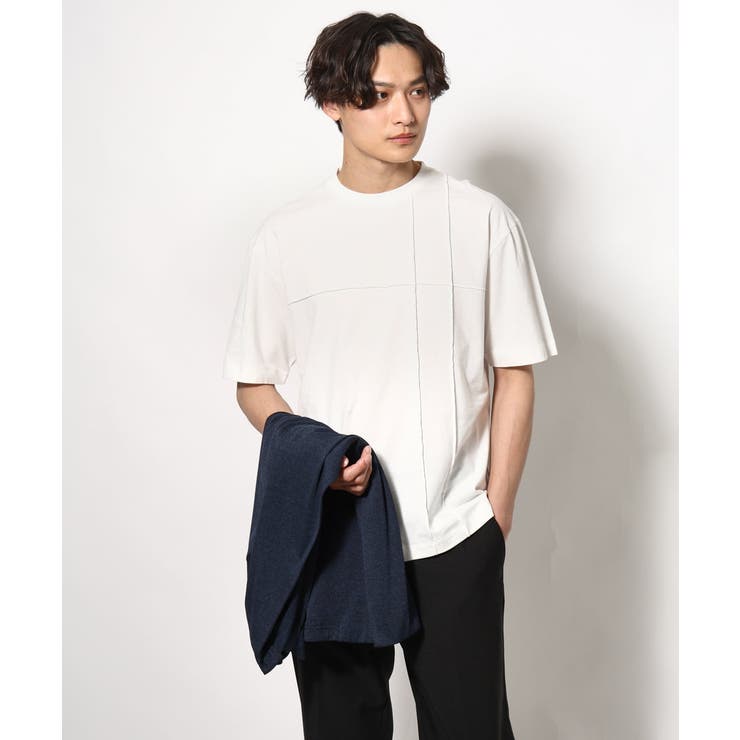 【接触冷感/綿100%】ピンタックデザインTシャツ(デザテクシリーズ) | a.v.v【MEN】 | 詳細画像20 