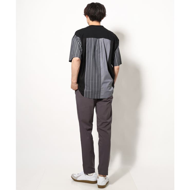 バックシャン切り替えカットソー（デザテクシリーズ） | a.v.v【MEN】 | 詳細画像11 