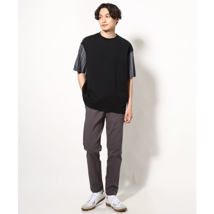 バックシャン切り替えカットソー（デザテクシリーズ） | a.v.v【MEN】 | 詳細画像9 