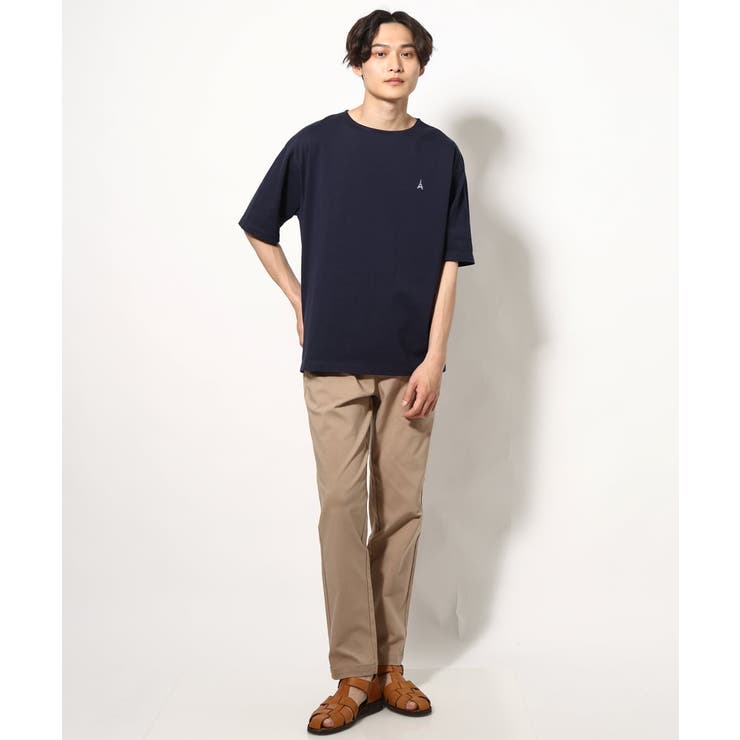 【定番アイテム】エッフェル塔刺繍ボートネックTシャツ | a.v.v【MEN】 | 詳細画像10 