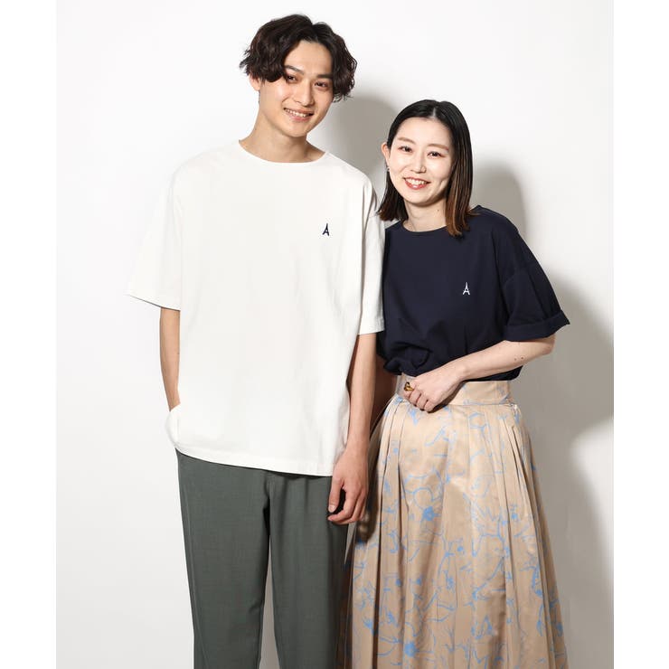 【定番アイテム】エッフェル塔刺繍ボートネックTシャツ | a.v.v【MEN】 | 詳細画像18 