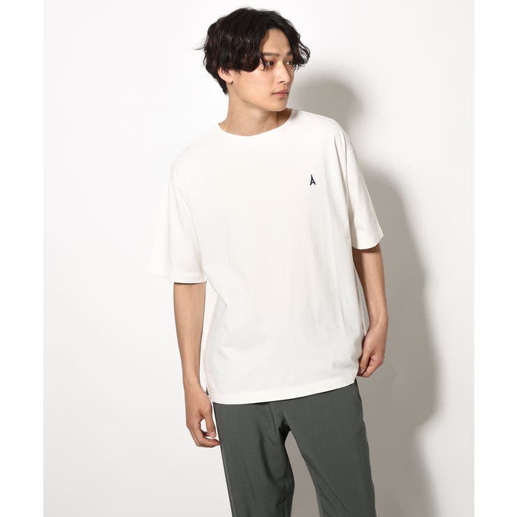 【定番アイテム】エッフェル塔刺繍ボートネックTシャツ | a.v.v【MEN】 | 詳細画像21 