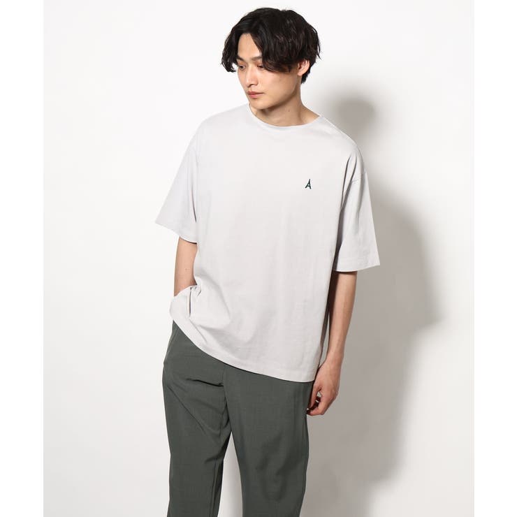 【定番アイテム】エッフェル塔刺繍ボートネックTシャツ | a.v.v【MEN】 | 詳細画像24 