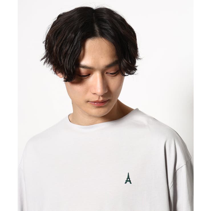 【定番アイテム】エッフェル塔刺繍ボートネックTシャツ | a.v.v【MEN】 | 詳細画像32 