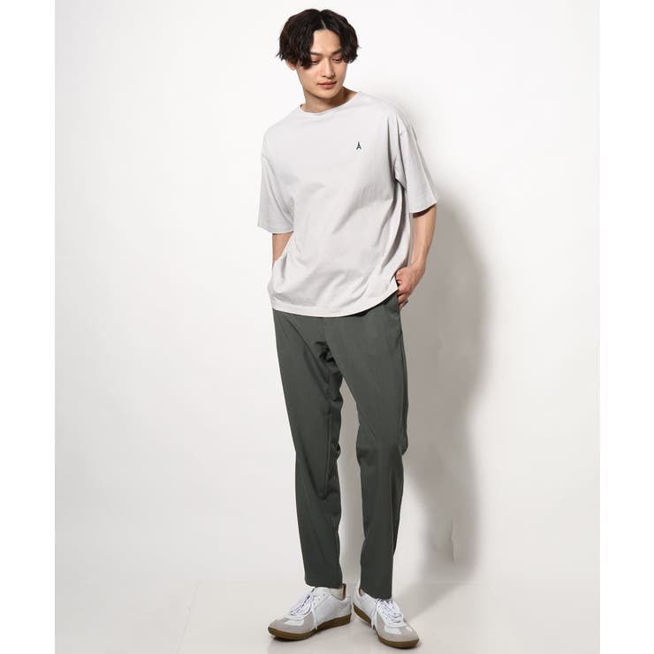 【定番アイテム】エッフェル塔刺繍ボートネックTシャツ | a.v.v【MEN】 | 詳細画像7 