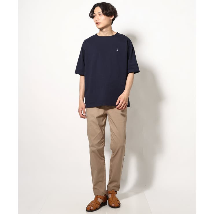 【定番アイテム】エッフェル塔刺繍ボートネックTシャツ | a.v.v【MEN】 | 詳細画像9 