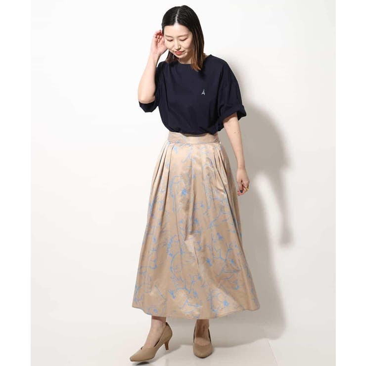 【接触冷感】エッフェル塔刺繍ボートネックTシャツ | a.v.v【MEN】 | 詳細画像15 