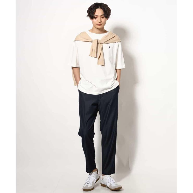 【接触冷感】エッフェル塔刺繍ボートネックTシャツ | a.v.v【MEN】 | 詳細画像18 