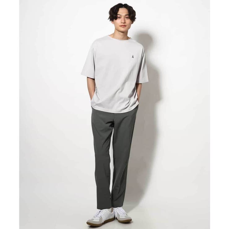 【接触冷感】エッフェル塔刺繍ボートネックTシャツ | a.v.v【MEN】 | 詳細画像20 