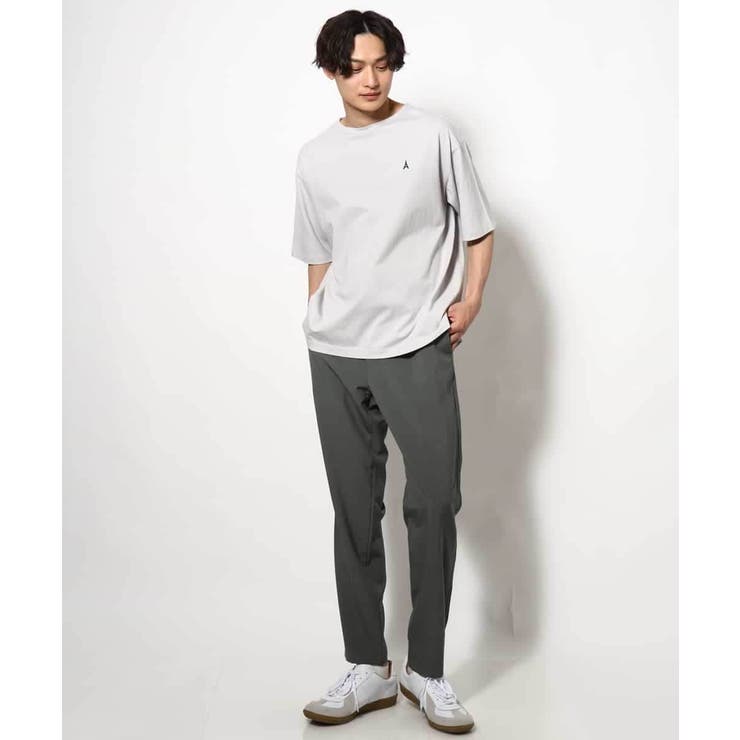 【接触冷感】エッフェル塔刺繍ボートネックTシャツ | a.v.v【MEN】 | 詳細画像21 