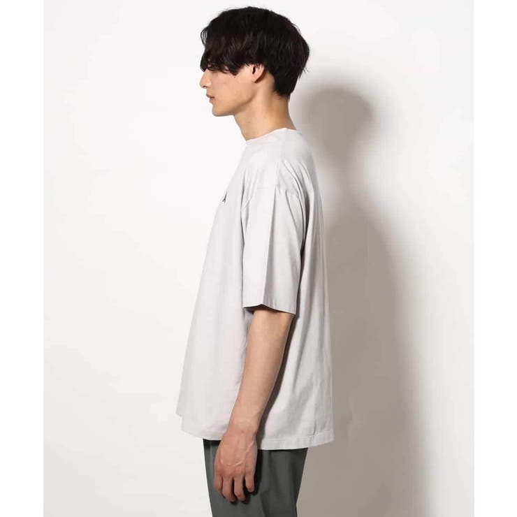 【接触冷感】エッフェル塔刺繍ボートネックTシャツ | a.v.v【MEN】 | 詳細画像3 
