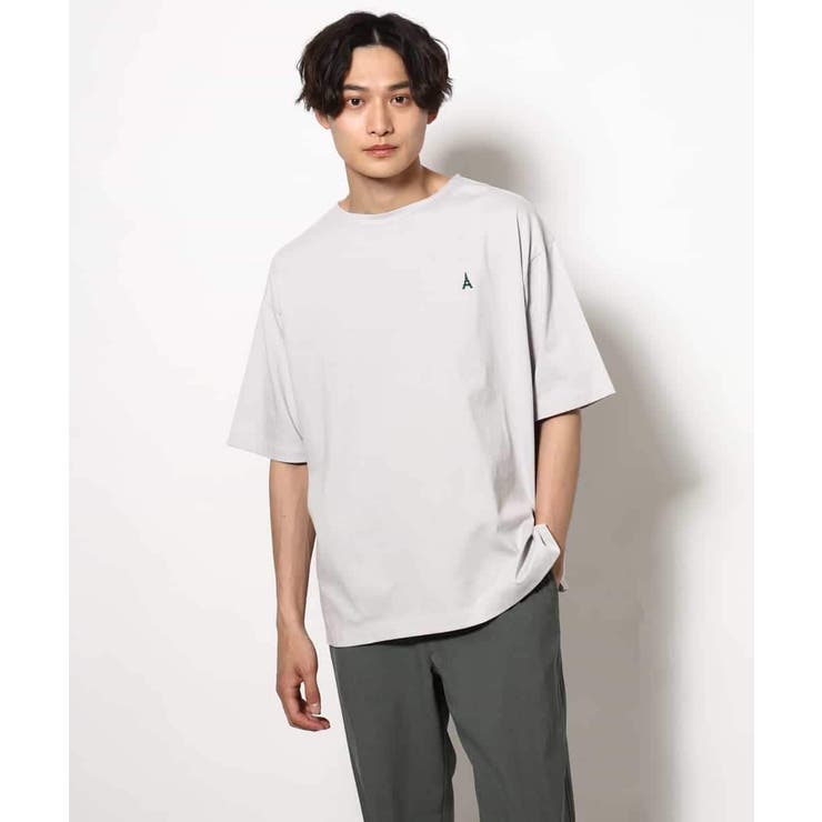 【接触冷感】エッフェル塔刺繍ボートネックTシャツ | a.v.v【MEN】 | 詳細画像35 