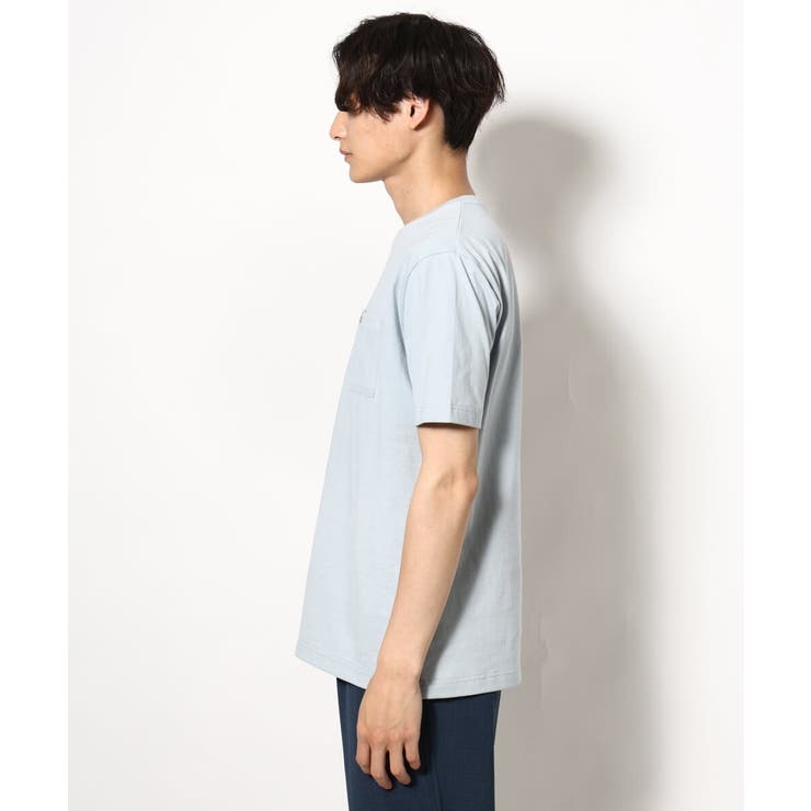 【接触冷感/綿100％】ワンポイント刺繍半袖Tシャツ | a.v.v【MEN】 | 詳細画像22 