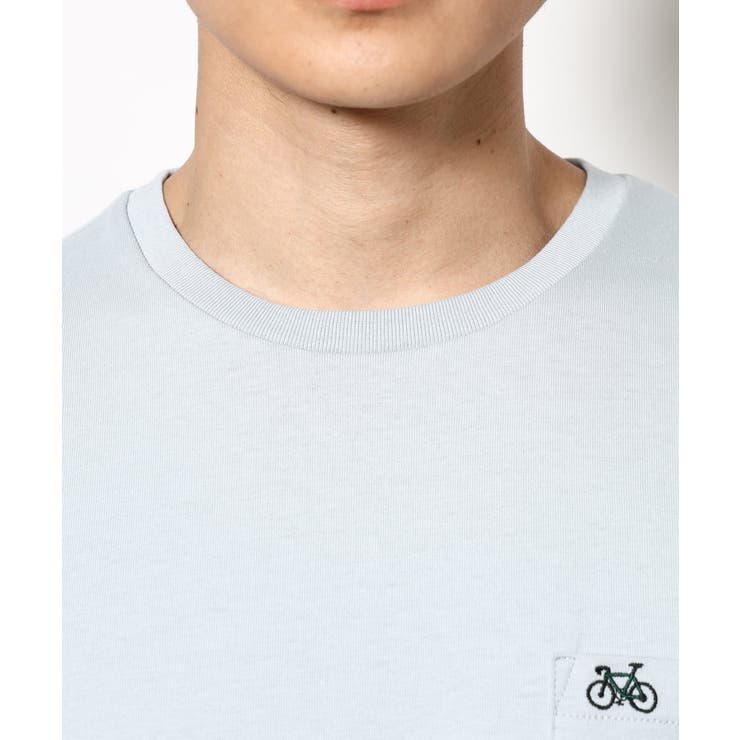 【接触冷感/綿100％】ワンポイント刺繍半袖Tシャツ | a.v.v【MEN】 | 詳細画像24 