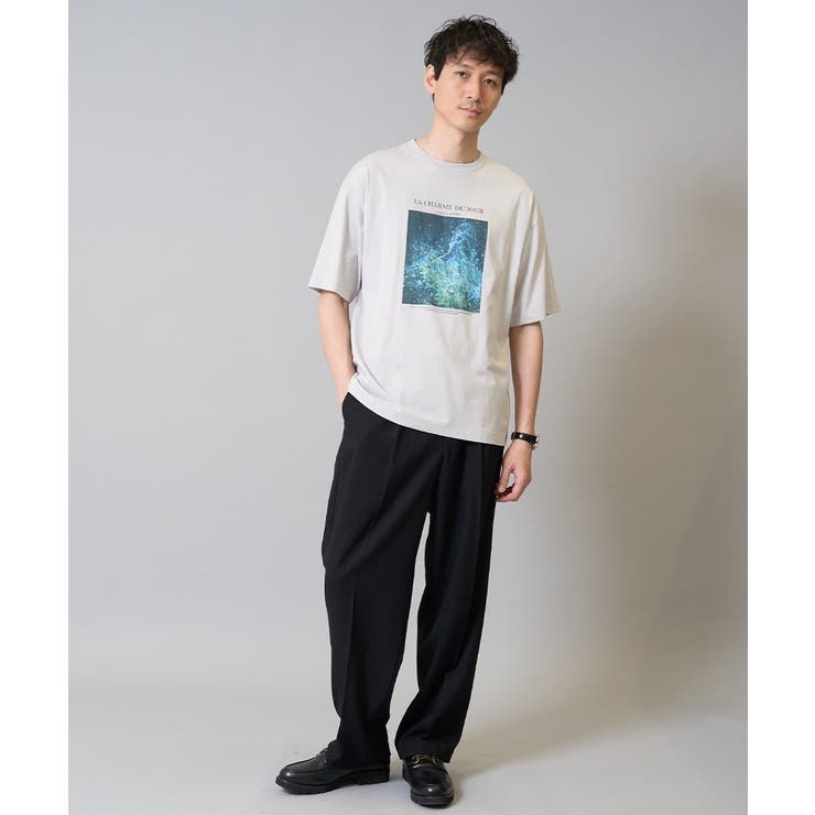 フォトグラファーコラボワイドシルエットカットソー HIDEYUKI SUTO | a.v.v【MEN】 | 詳細画像6 