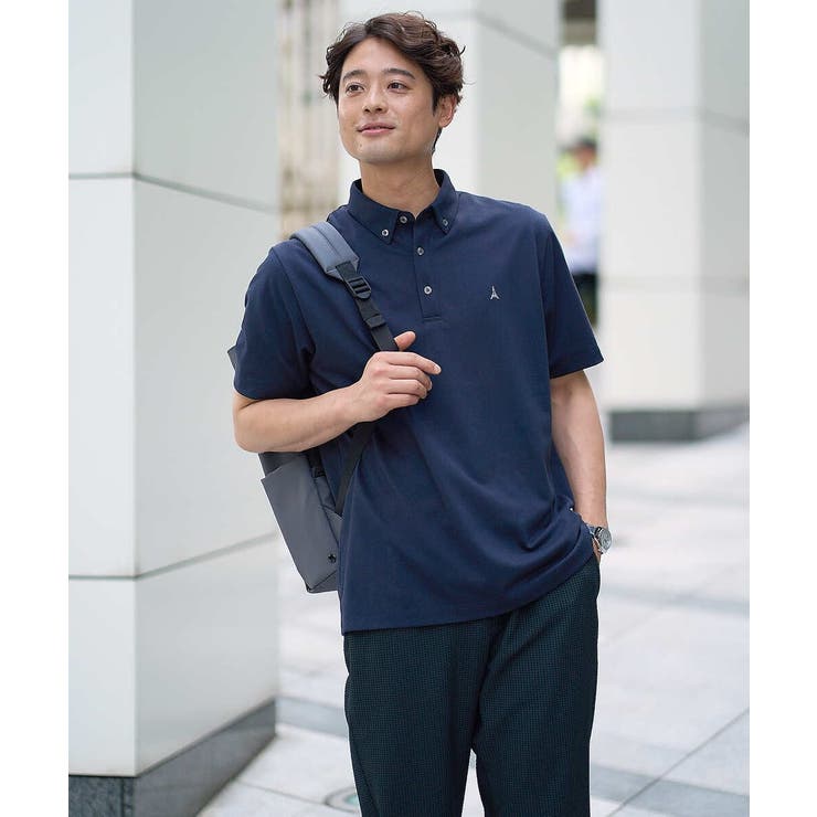 ボタンダウン カノコポロシャツ ワンポイント刺繍入り | a.v.v【MEN】 | 詳細画像38 