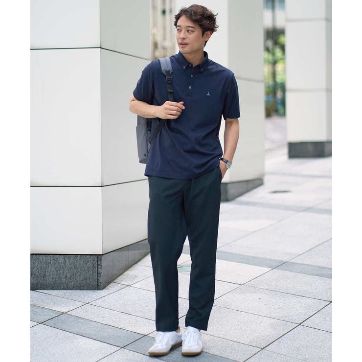 ボタンダウン カノコポロシャツ ワンポイント刺繍入り | a.v.v【MEN】 | 詳細画像6 