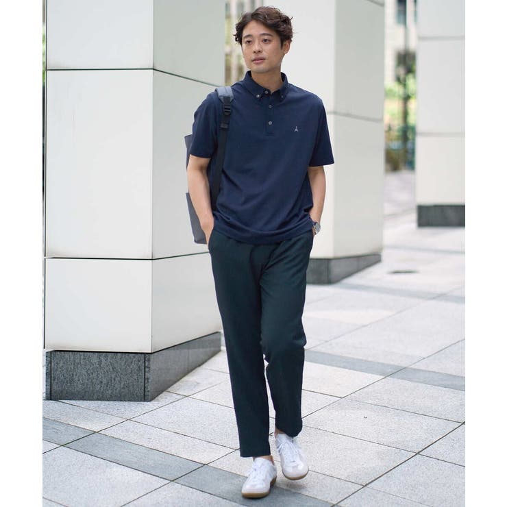 ボタンダウン カノコポロシャツ ワンポイント刺繍入り | a.v.v【MEN】 | 詳細画像8 