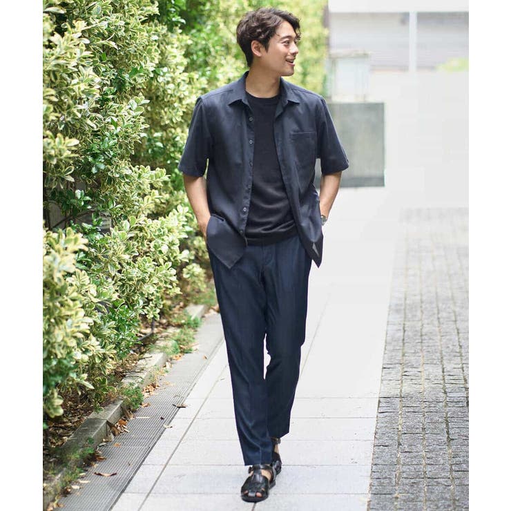 【接触冷感 イージーケア】キカジャカードクルーネックカットソー 通勤 | a.v.v【MEN】 | 詳細画像10 