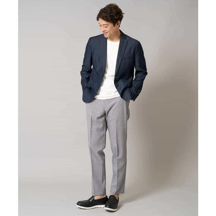 【接触冷感 イージーケア】キカジャカードクルーネックカットソー 通勤 | a.v.v【MEN】 | 詳細画像14 