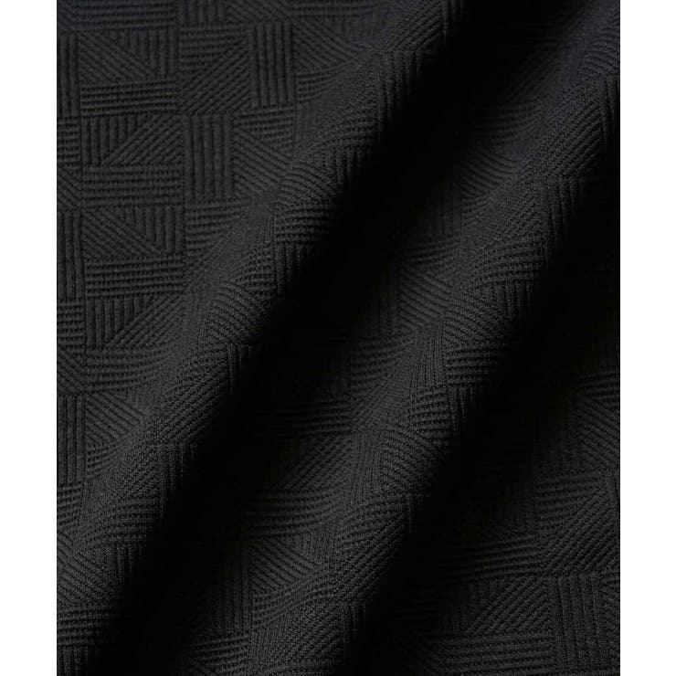 【接触冷感 イージーケア】キカジャカードクルーネックカットソー 通勤 | a.v.v【MEN】 | 詳細画像2 